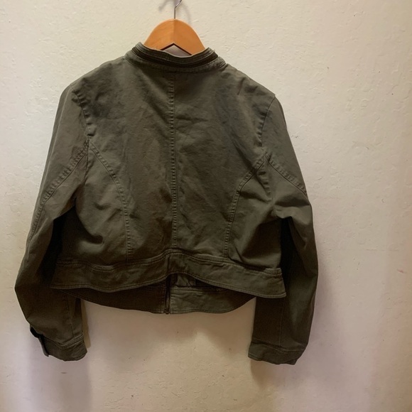 TORRID CROPPED MILITARY JACKET SIZE 0X - Picture 4 of 7